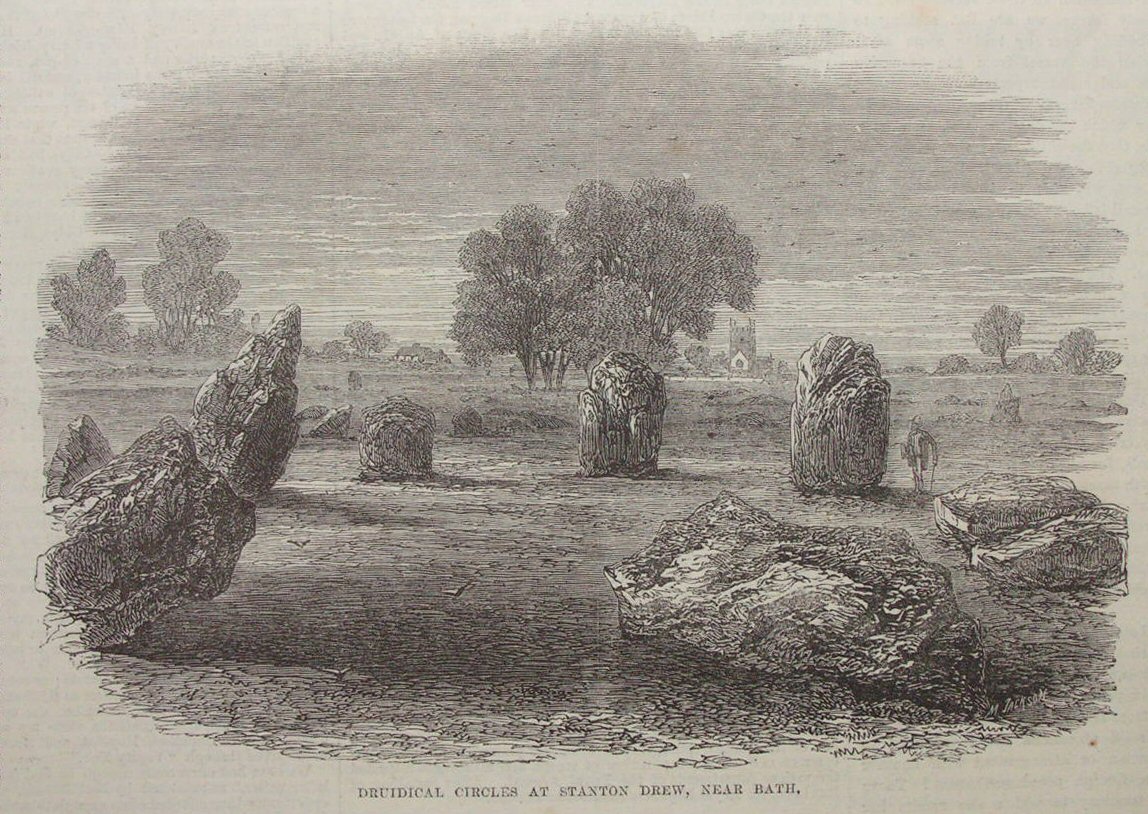 Wood - Druidical Circles at Stanton Drew, near Bath.